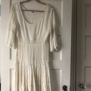 Free People dress with slip